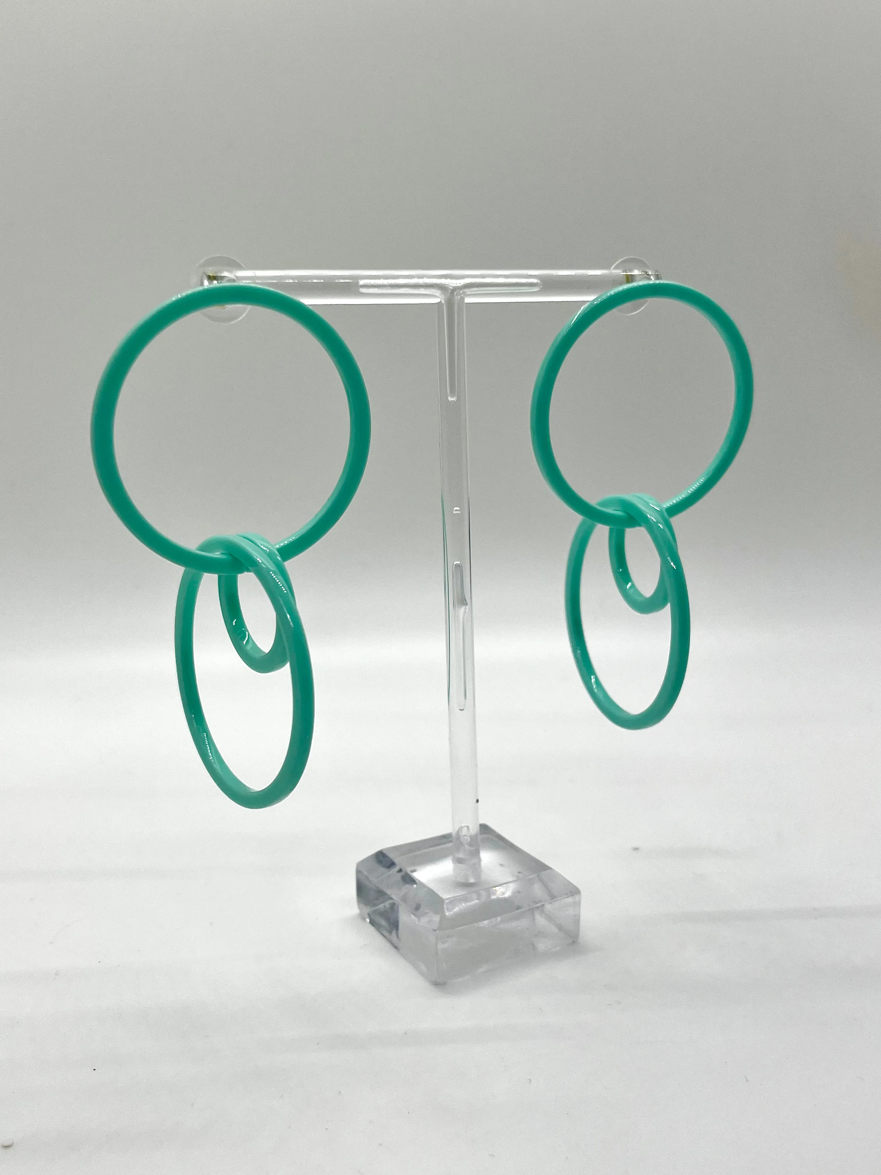 Mint Ring Earring