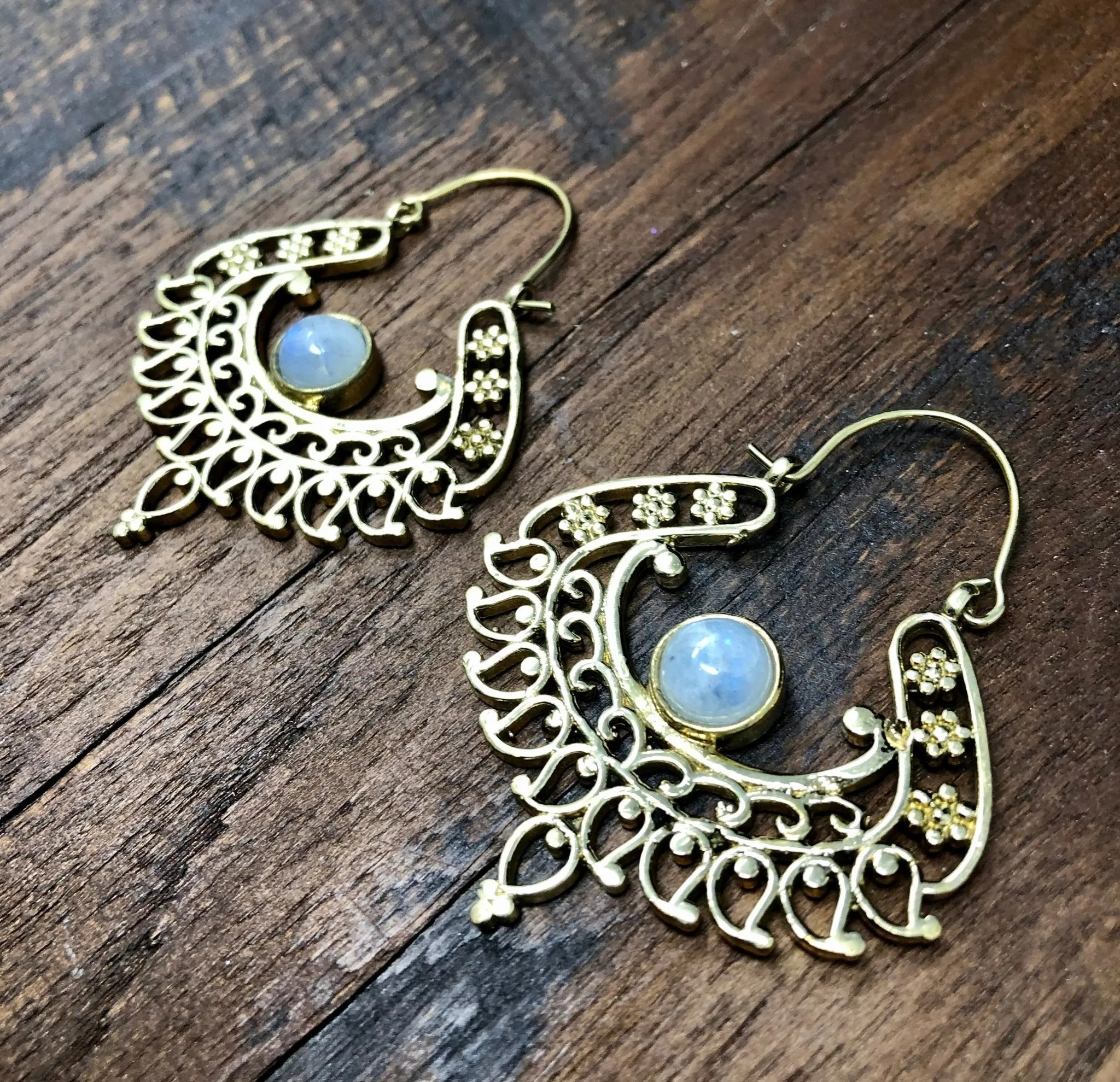 Moonstone Bohemian Earrings
