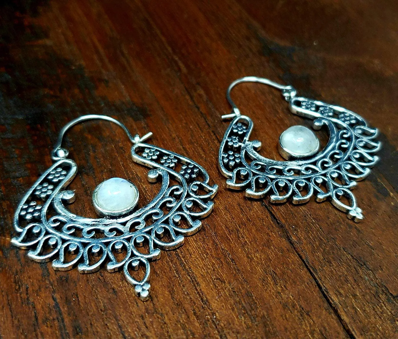 Moonstone Bohemian Earrings