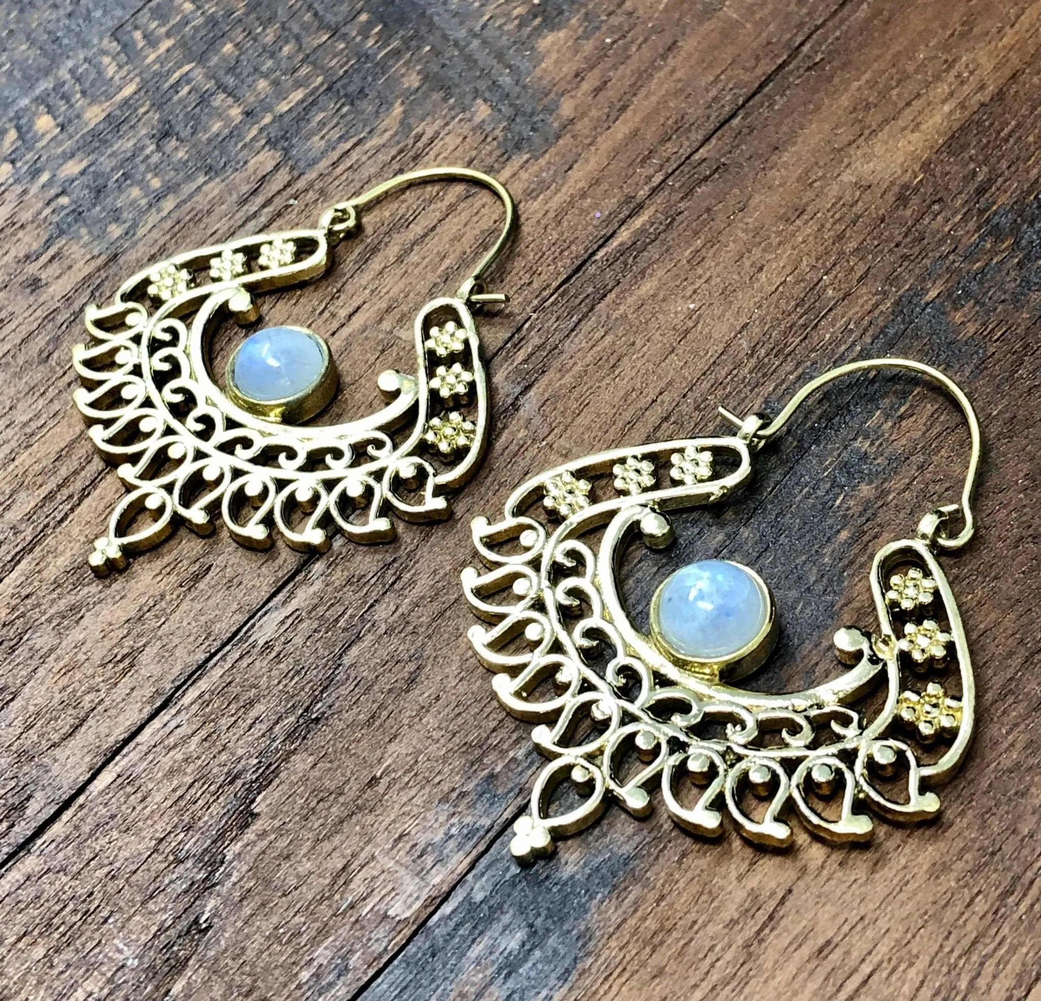 Moonstone Bohemian Earrings