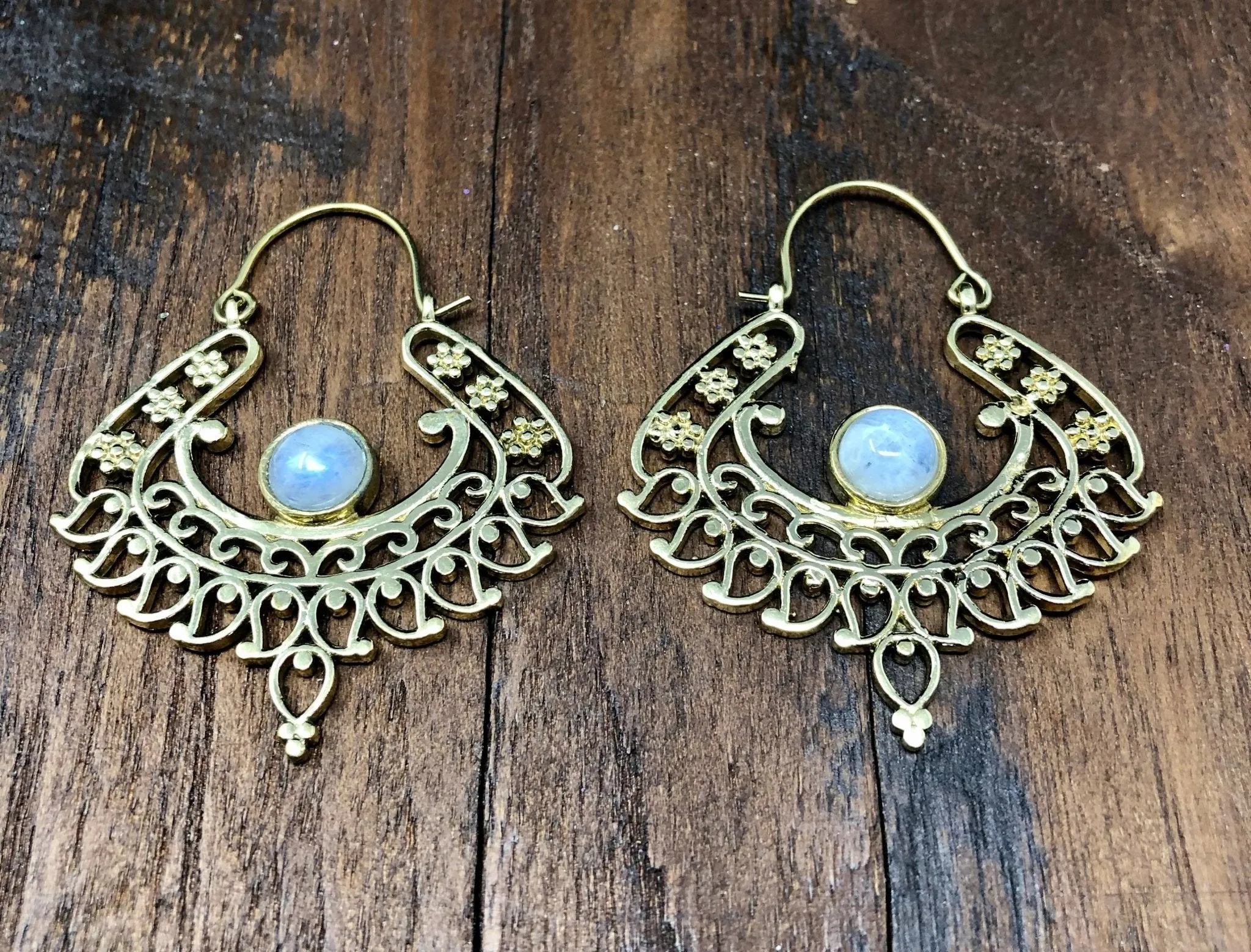 Moonstone Bohemian Earrings