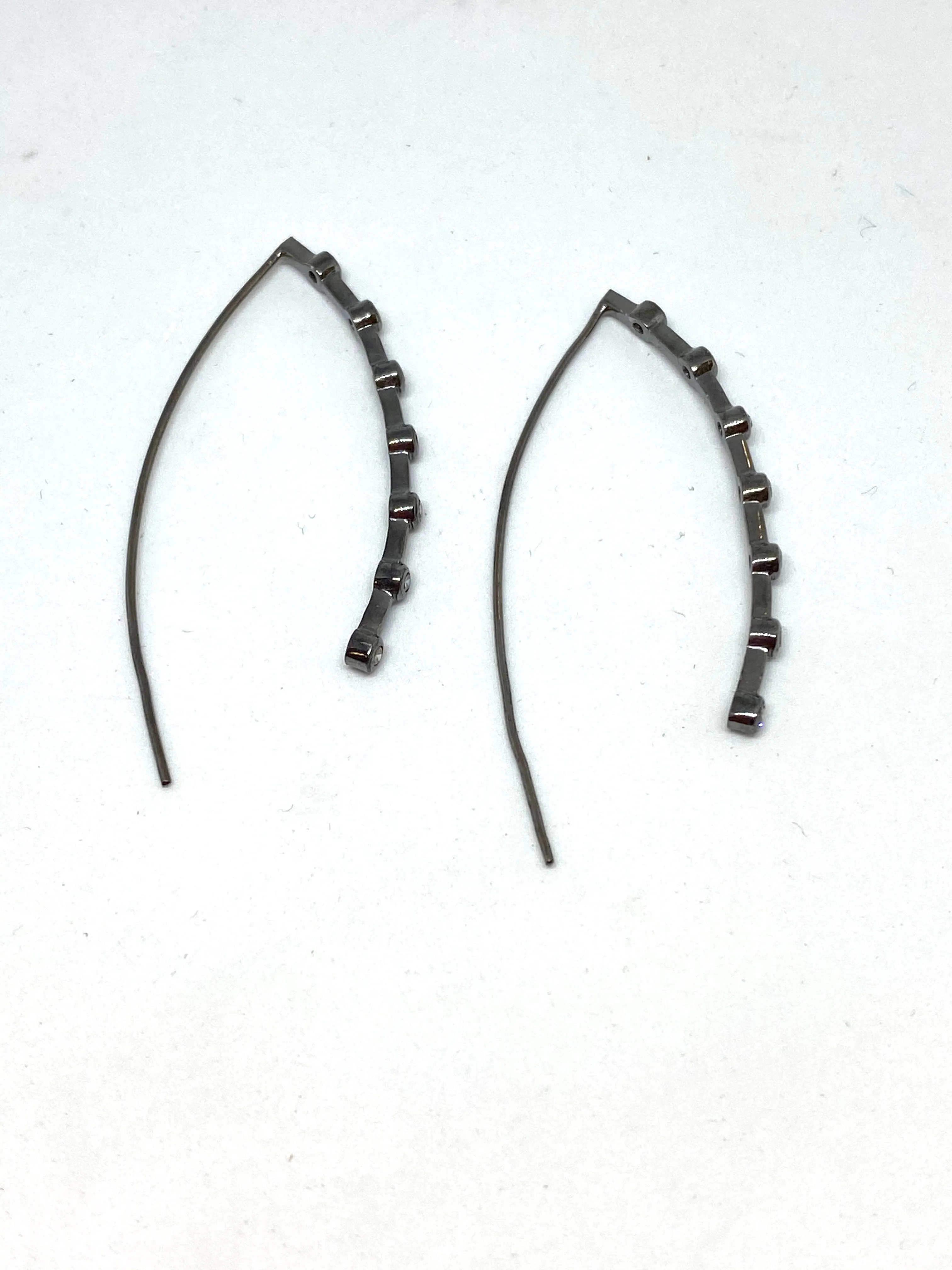 Nathan & Moe Gunmetal Open V Hoops