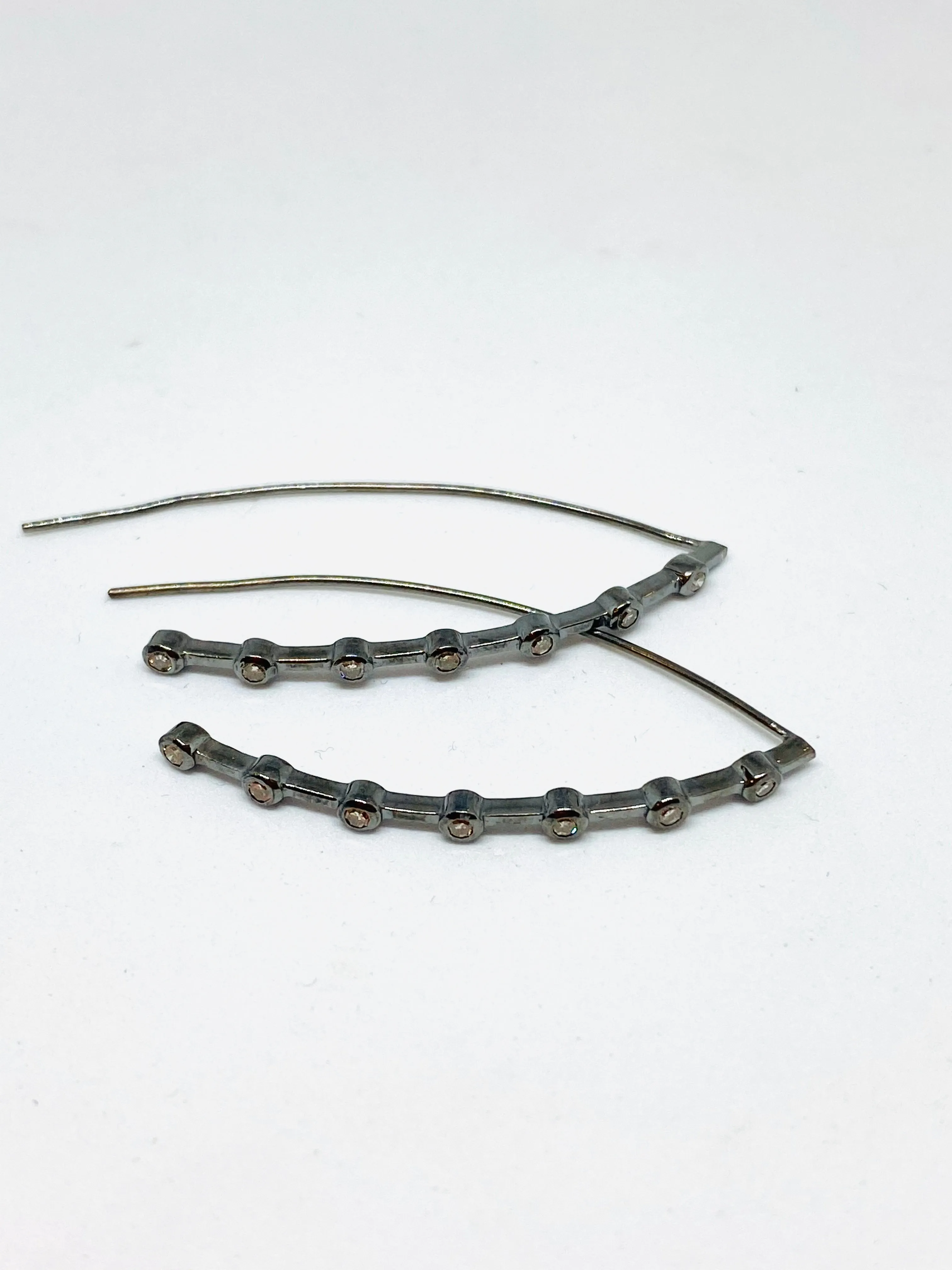 Nathan & Moe Gunmetal Open V Hoops