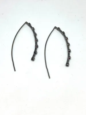 Nathan & Moe Gunmetal Open V Hoops