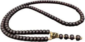 Natural Buddhist bodhi root 10mm 108 Mala Beads, Spiritual, Meditation Beads, Reiki, Japa Mala, Buddhist Prayer Beads, Yoga Bracelet, healing beads LKMALA-RRGU-207