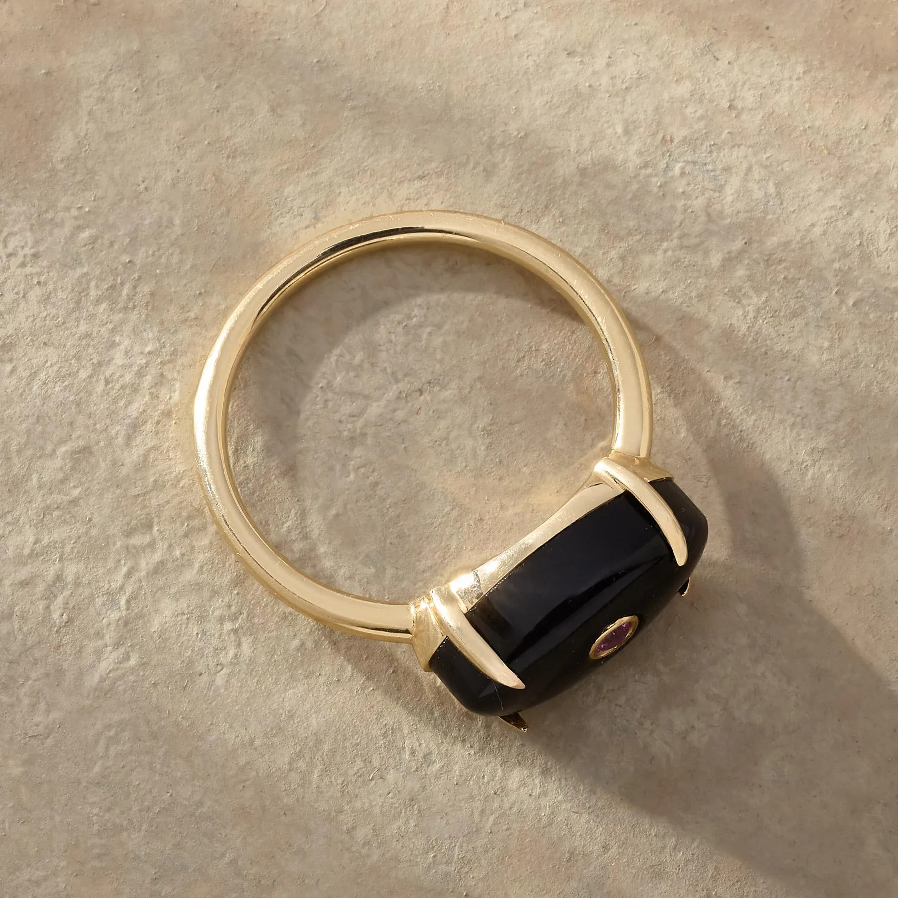 Onyx Eye Ring
