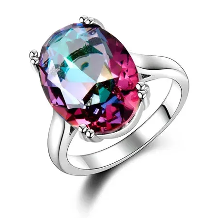 Oval Cut Cocktail Ring