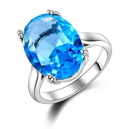 Oval Cut Cocktail Ring
