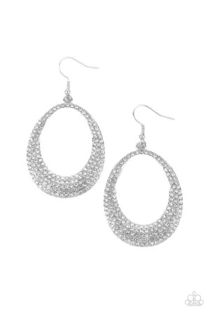 Paparazzi Accessories - Storybook Bride - White Earrings