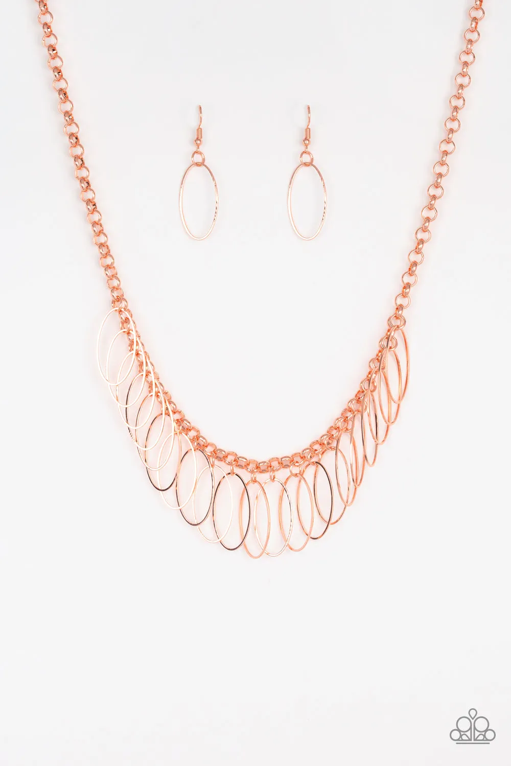 Paparazzi Fringe Finale Necklace Copper