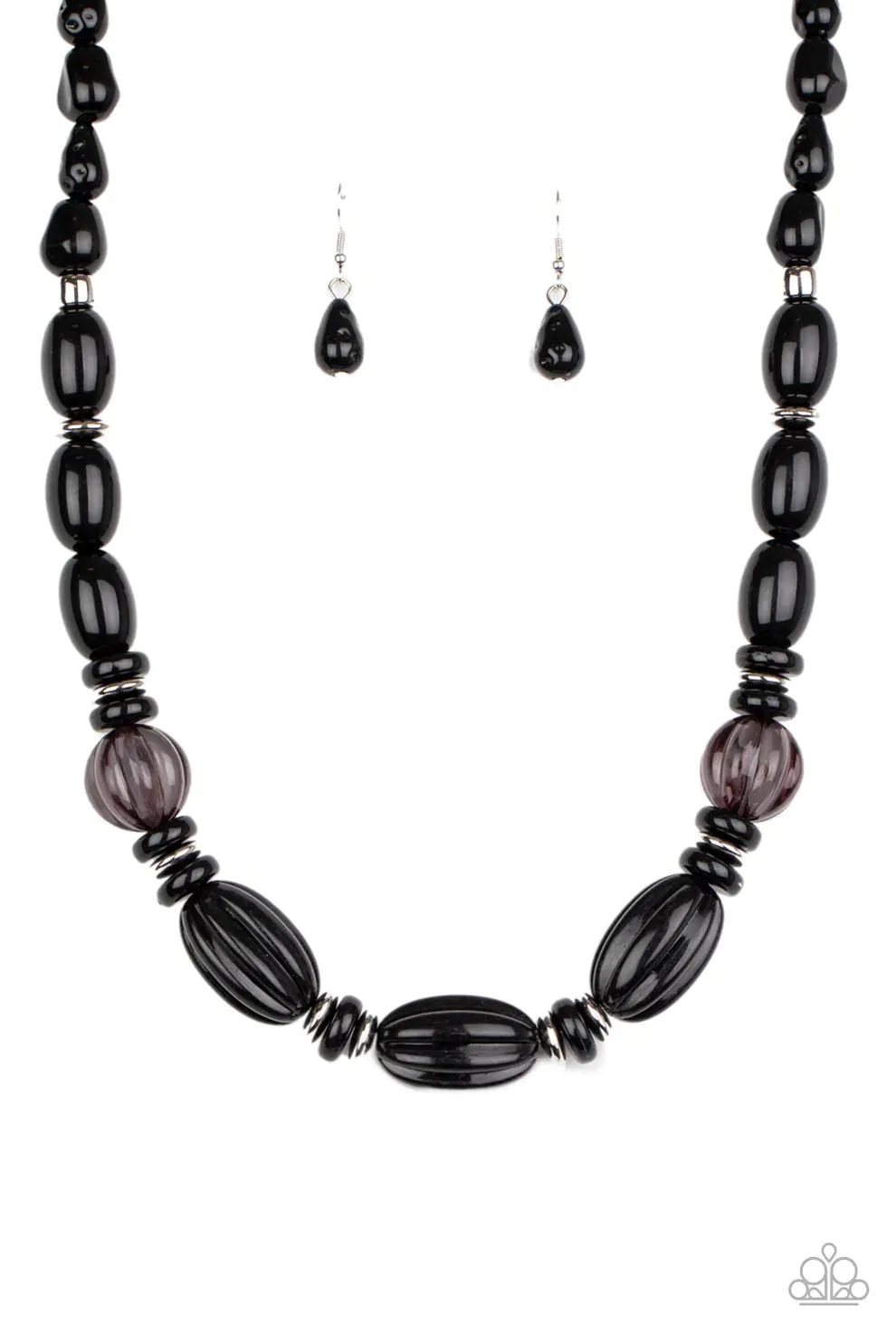Paparazzi High Alert - Black Necklace