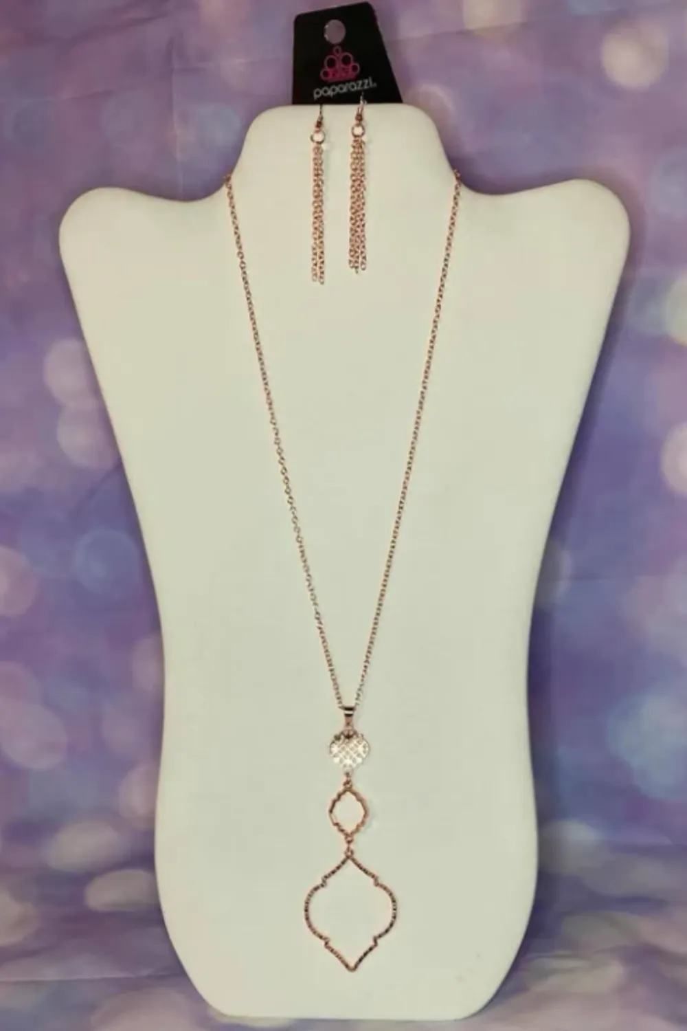 Paparazzi Marrakesh Mystery Copper Necklace & Earrings Set