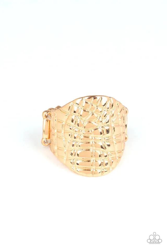 Paparazzi Ring ~ Metal Jungle - Gold