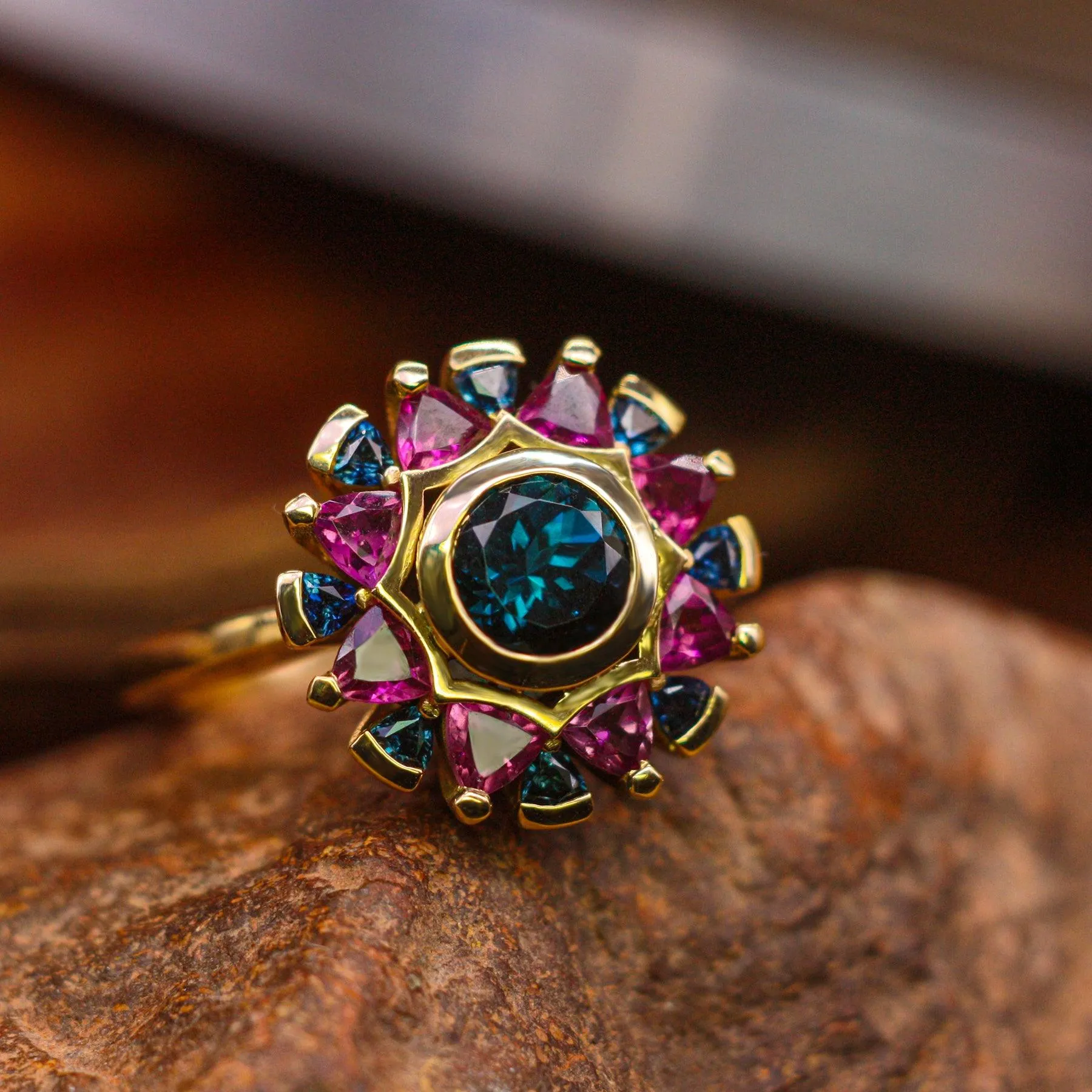 Parnasi Mandala Cocktail Ring