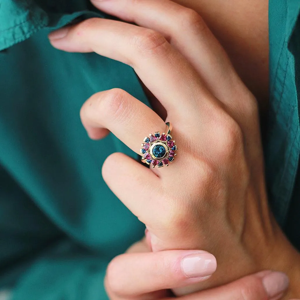 Parnasi Mandala Cocktail Ring