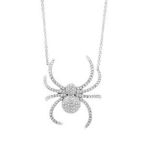 PAVE DIAMOND SPIDER NECKLACE