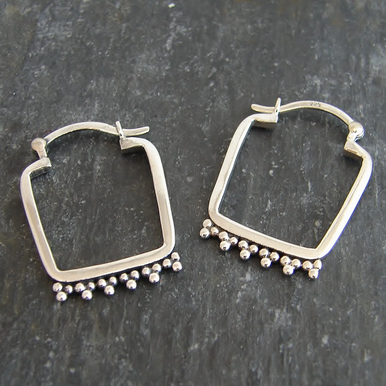 Peaceful Warrior Earrings | Sterling Silver Earrings