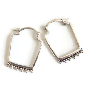 Peaceful Warrior Earrings | Sterling Silver Earrings