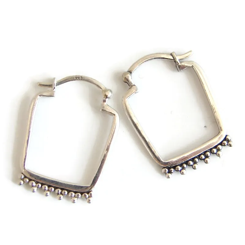 Peaceful Warrior Earrings | Sterling Silver Earrings