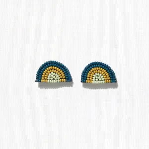 Peacock Rainbow Post Earrings