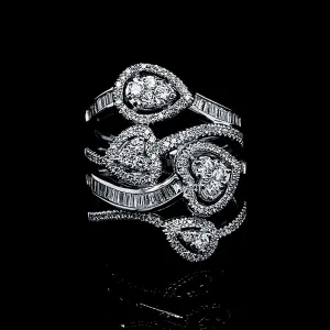PREORDER | Heart Statement Diamond Ring 14kt