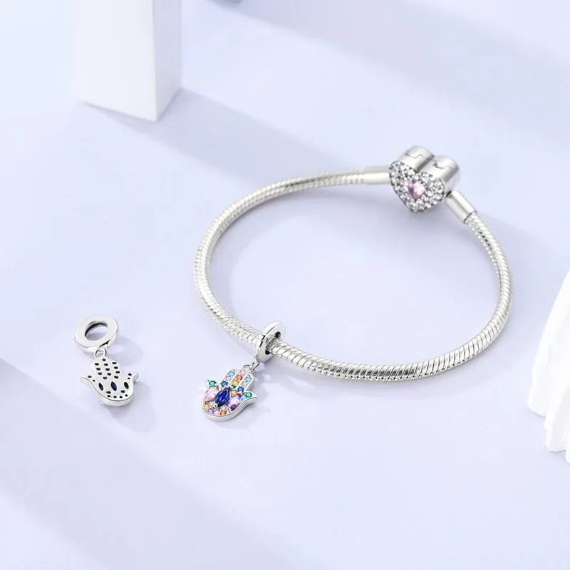 Protective Hamsa Hand Dangle Charm