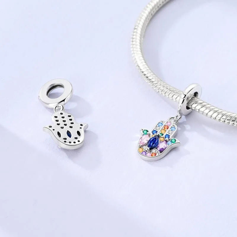 Protective Hamsa Hand Dangle Charm