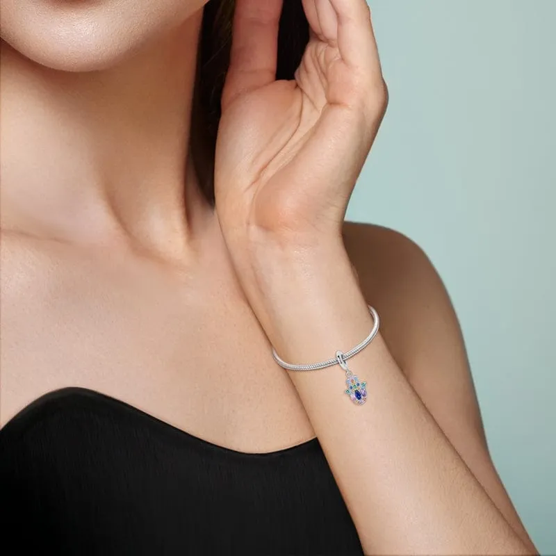 Protective Hamsa Hand Dangle Charm