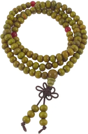 Qtqgoitem Knot Pendant 108 Beads Detail Buddhist Prayer Elastic Bracelet Gift (Model: ade 4b7 e83 37e 327)