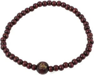 Qtqgoitem Plastic Stretch Beaded Beads Buddhist Prayer Bracelet Burgundy (Model: ee7 2a7 c31 efb 9fc)
