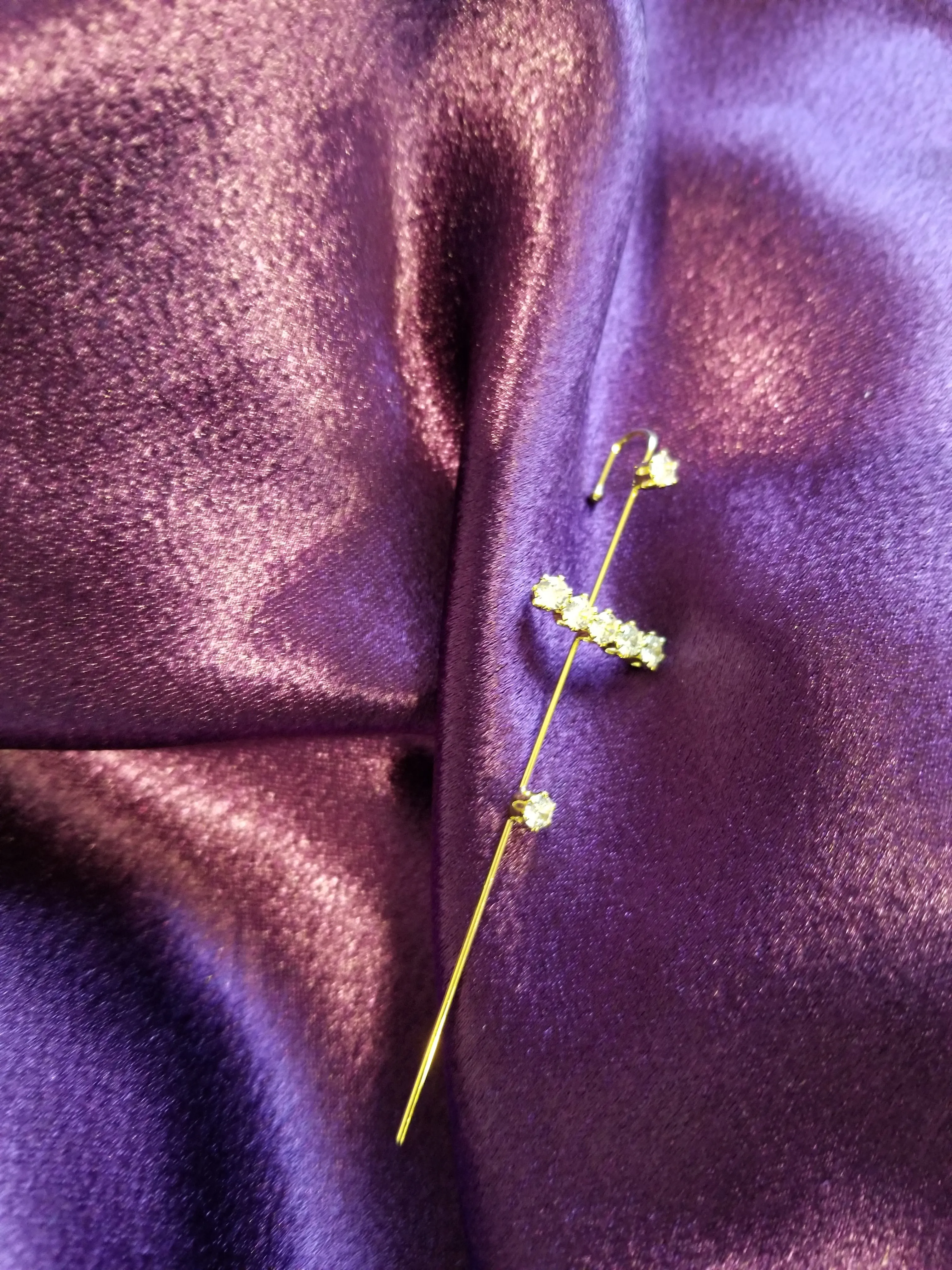 Rhinestone Ear Cuff