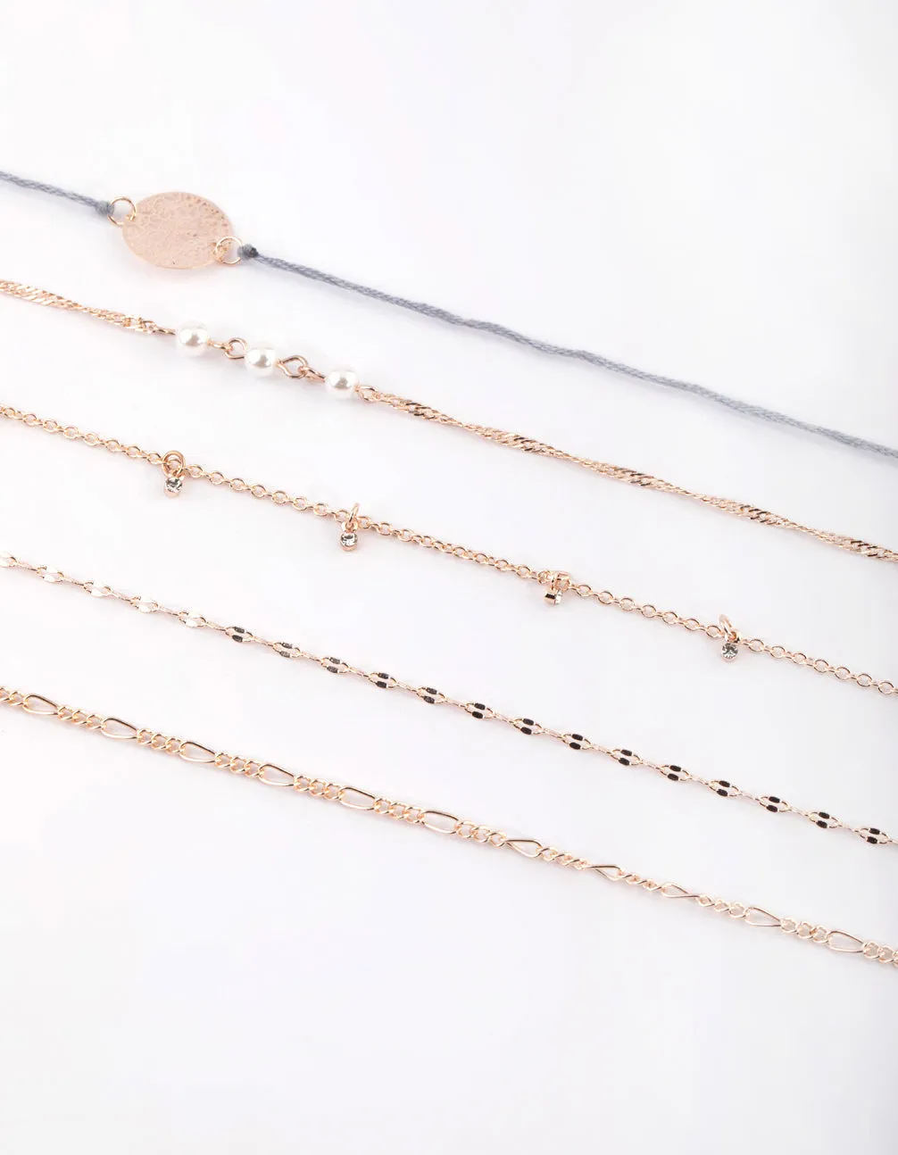 Rose Gold Cord Choker
