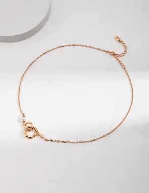 S925 Black Agate / Pearl Necklace