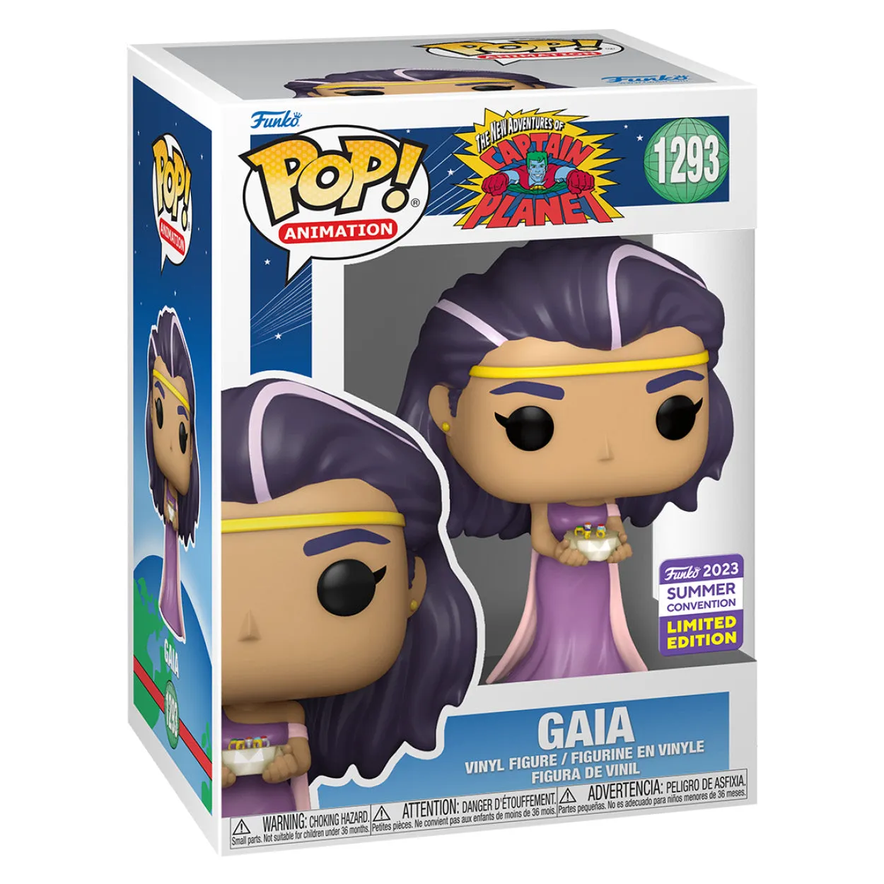 SDCC 2023 Captain Planet - Gaia US Exclusive Pop! Vinyl