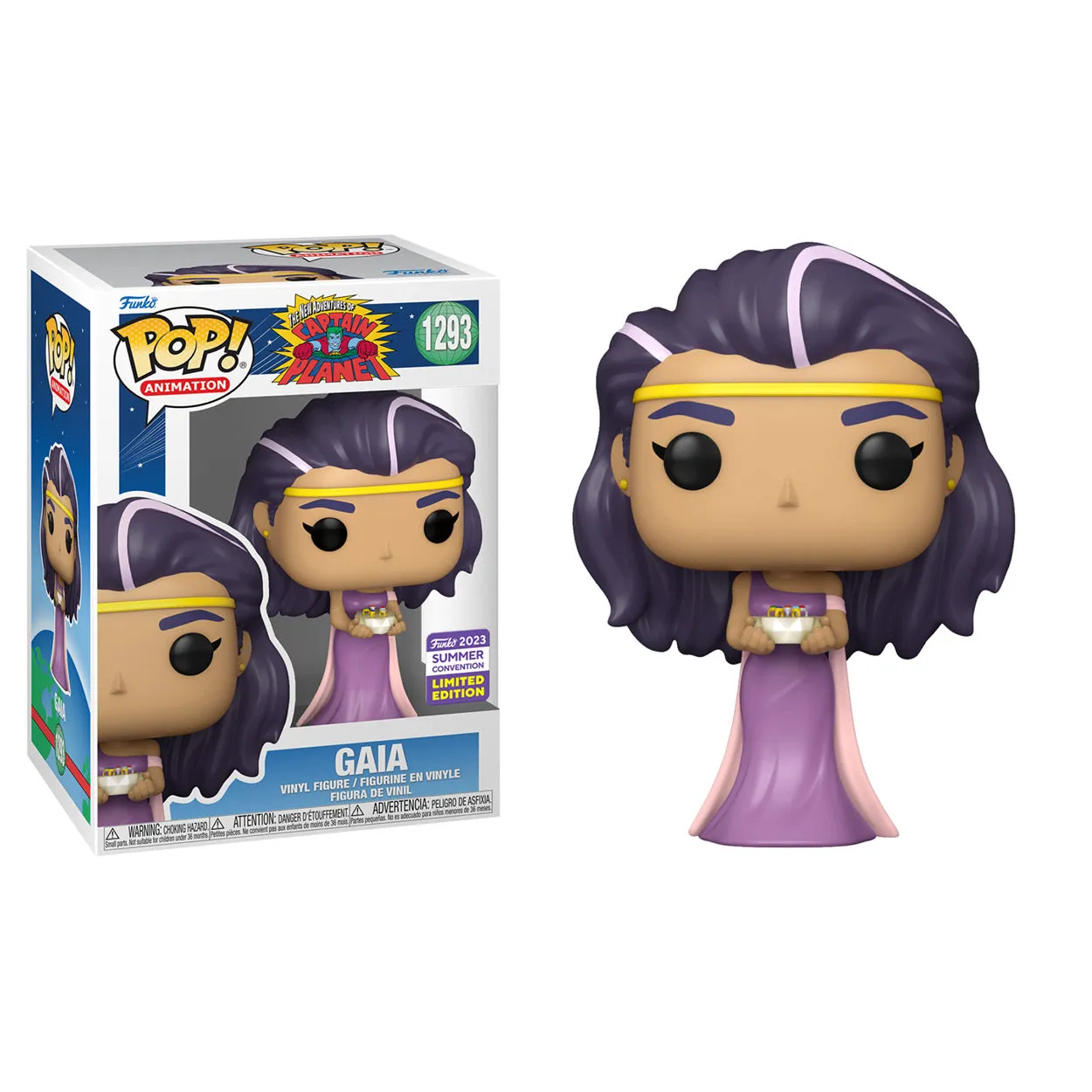 SDCC 2023 Captain Planet - Gaia US Exclusive Pop! Vinyl