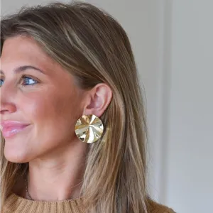 Sheila Fajl Shiny Iris Studs