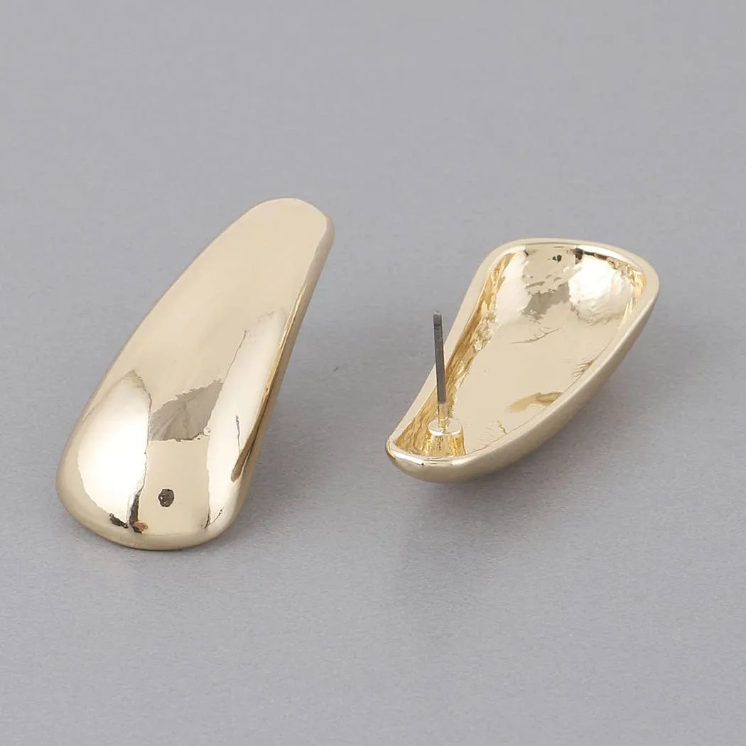 Shiny Abstract Drop Earrings