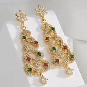 ✨SHINY CHRISTMAS TREE EARRINGS🎄✨