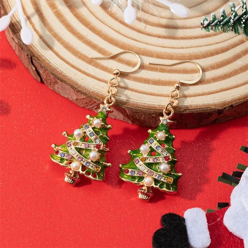 ✨SHINY CHRISTMAS TREE EARRINGS🎄✨