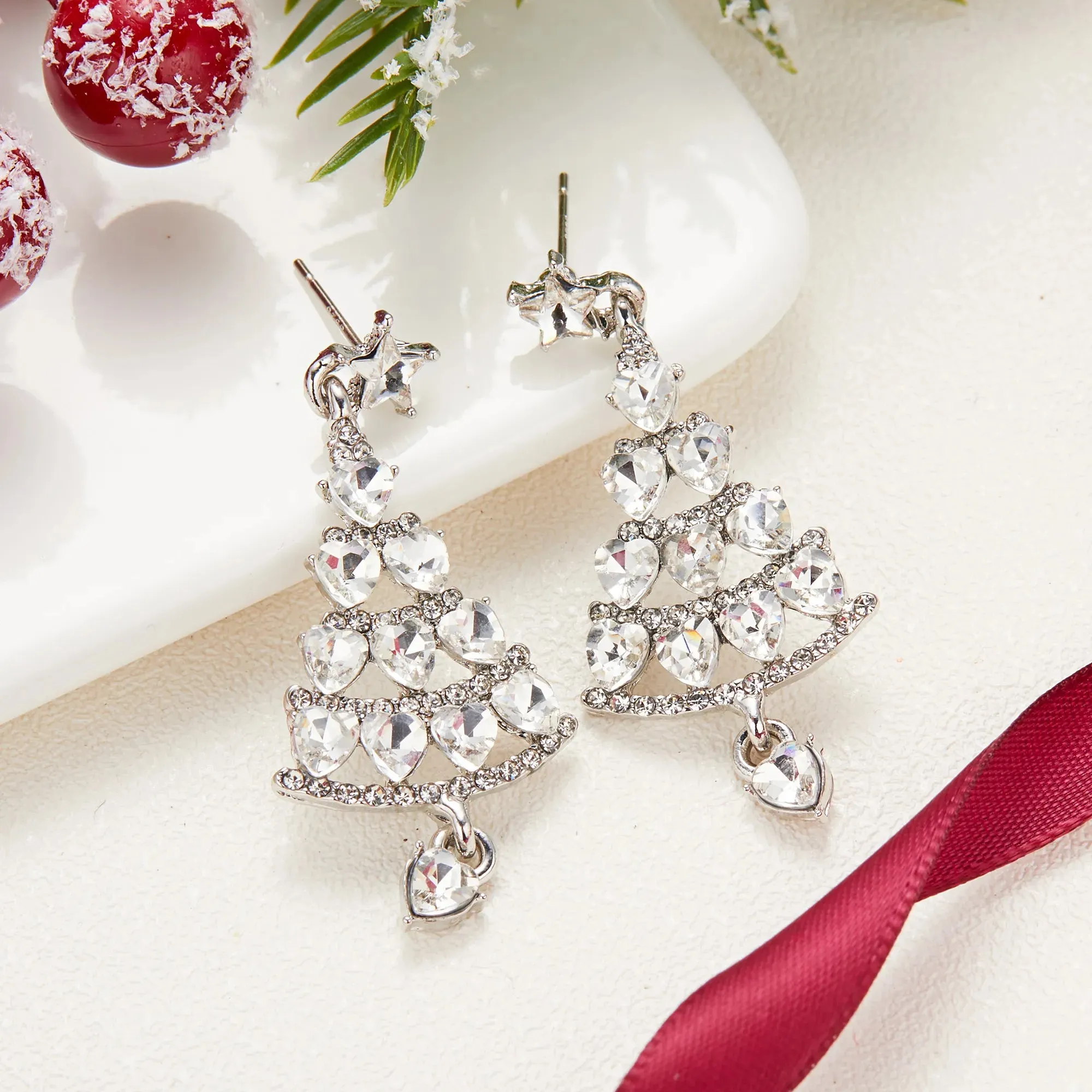 ✨SHINY CHRISTMAS TREE EARRINGS🎄✨