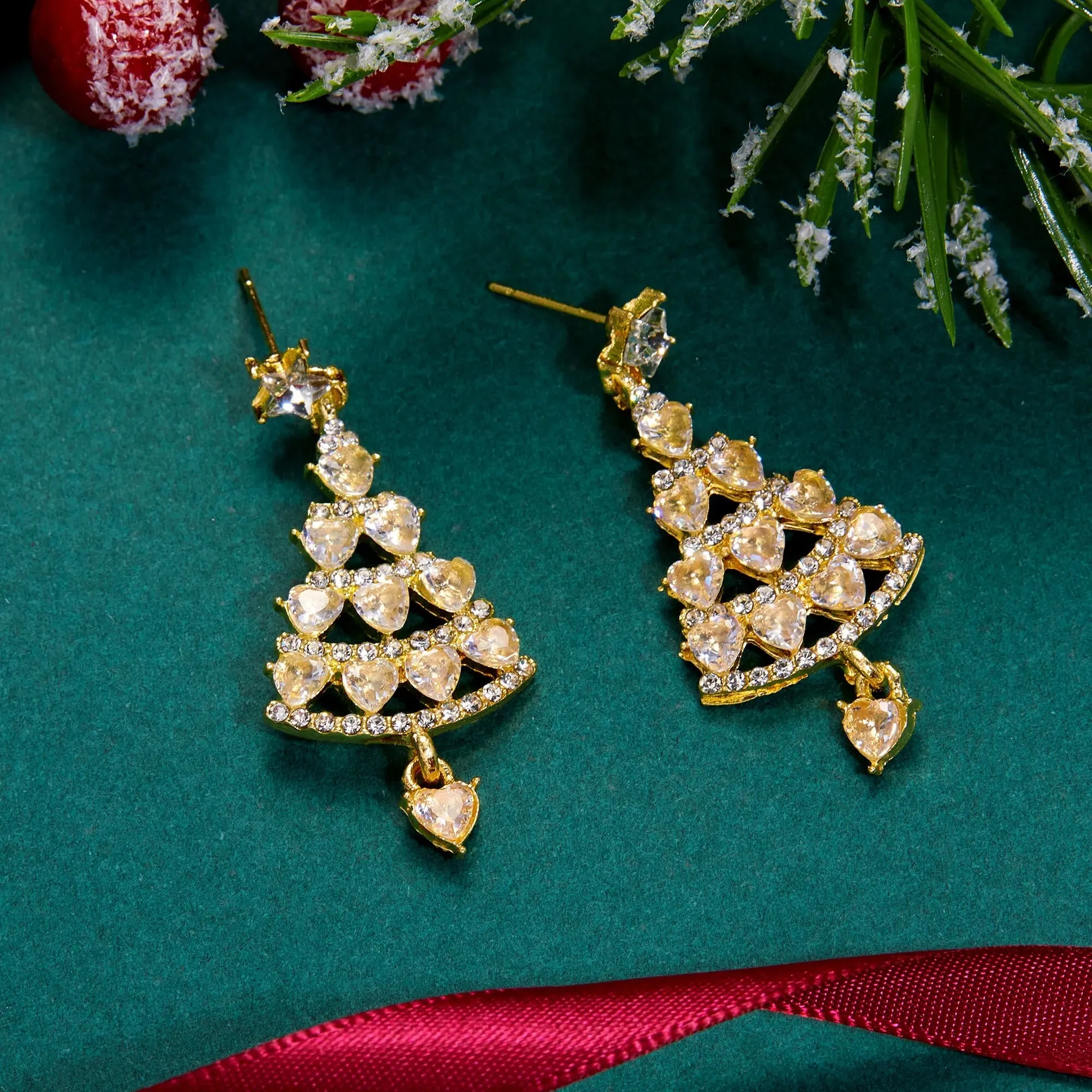 ✨SHINY CHRISTMAS TREE EARRINGS🎄✨