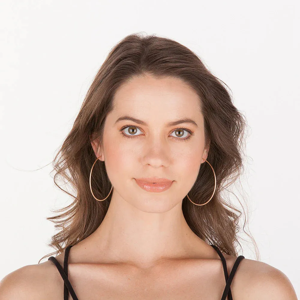 Shiny Jillian Hoops