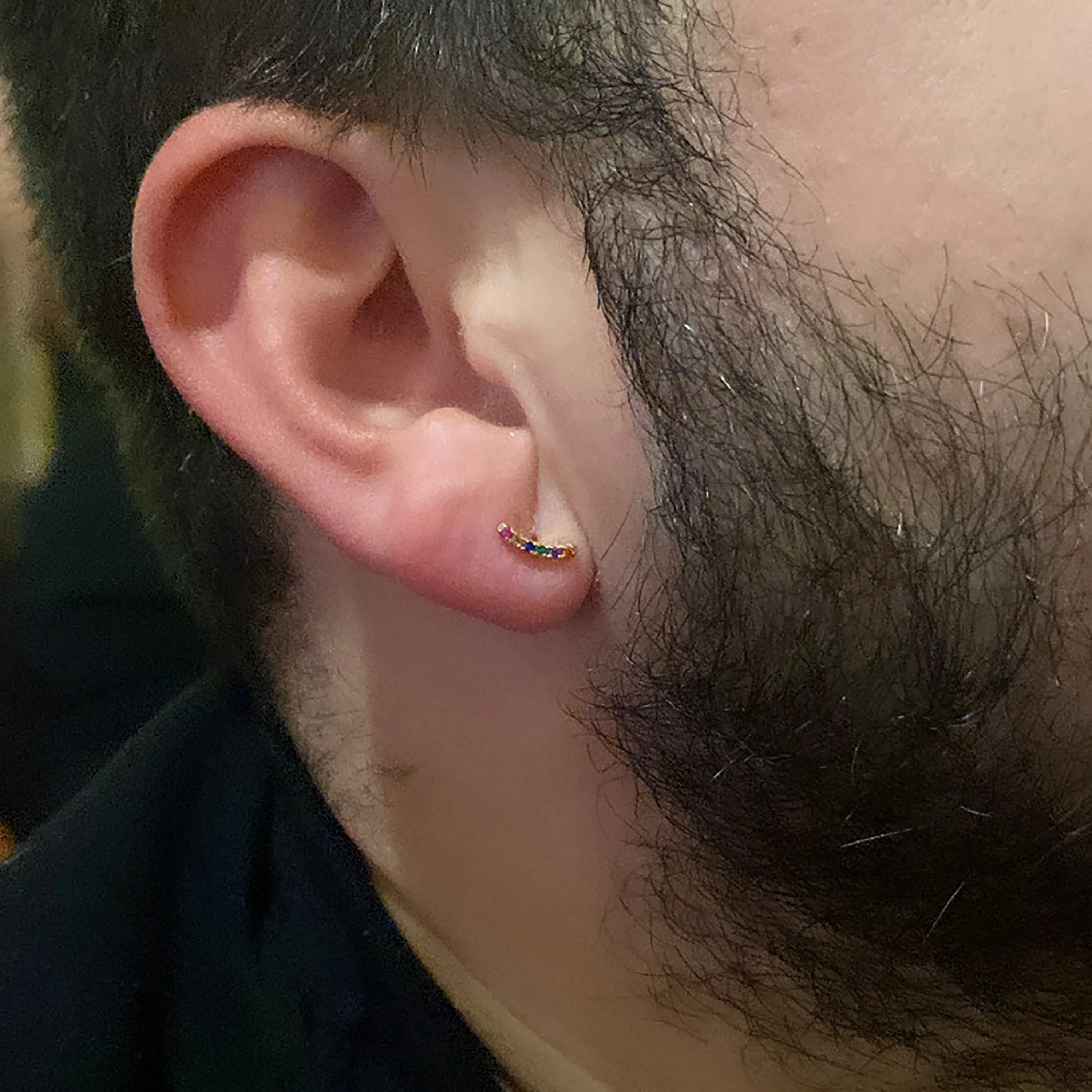 Shiny Rainbow Earrings