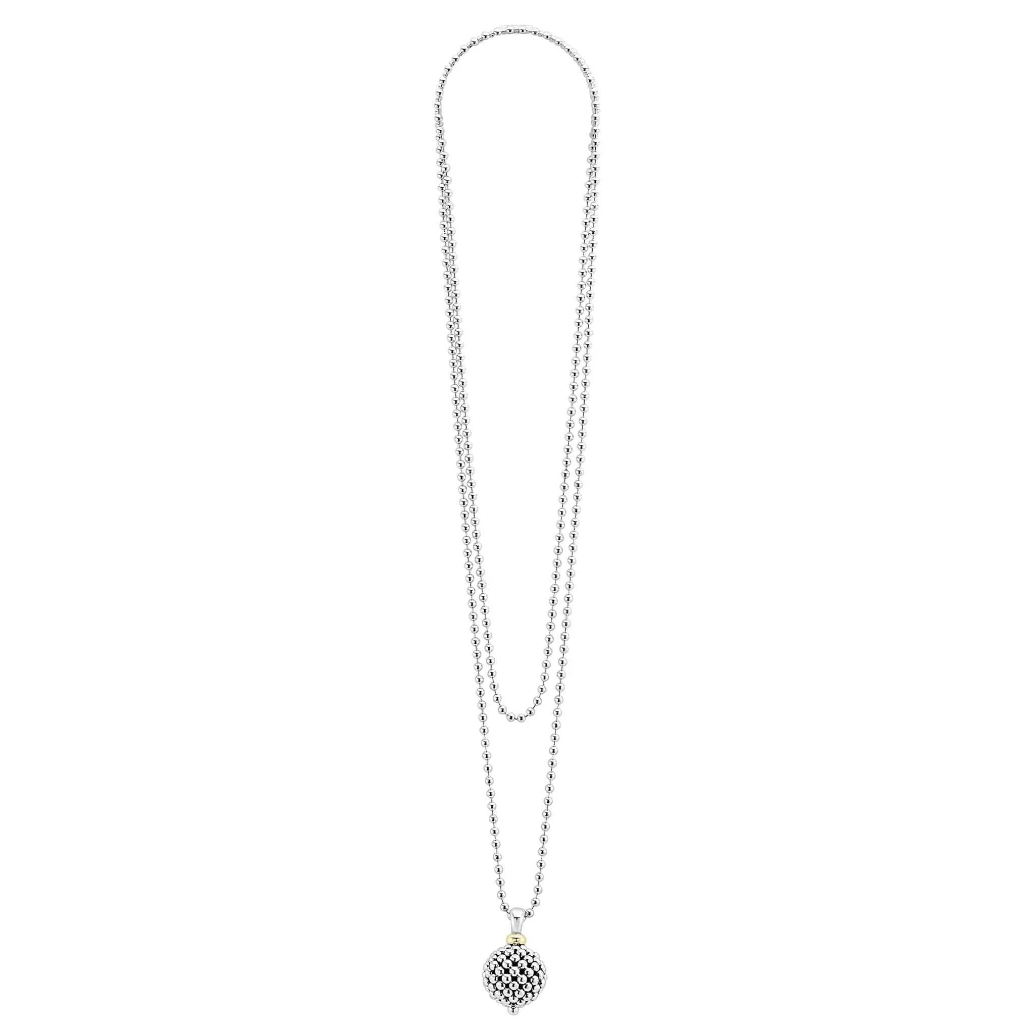Signature Caviar Caviar Ball Pendant Necklace