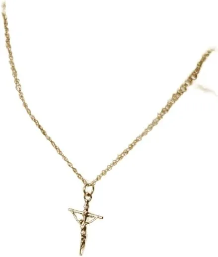 Silver Crucifix Necklace for Women - Cross Necklace for Women, Religious Cross Chain for Catholics, 925 Sterling Silver Necklaces with Crucifix Pendant, Christian Faith-Based Chain Jewelry