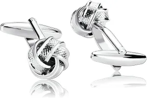 Silver Cufflinks for Men Stainless Steel Engraved Cufflinks, Flower Custom Cufflinks Personalized Cufflinks for Men Men's Cuff Links