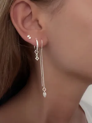 Silver Earring Set - Sparkly and Shiny