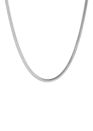 Snake Necklace Silver