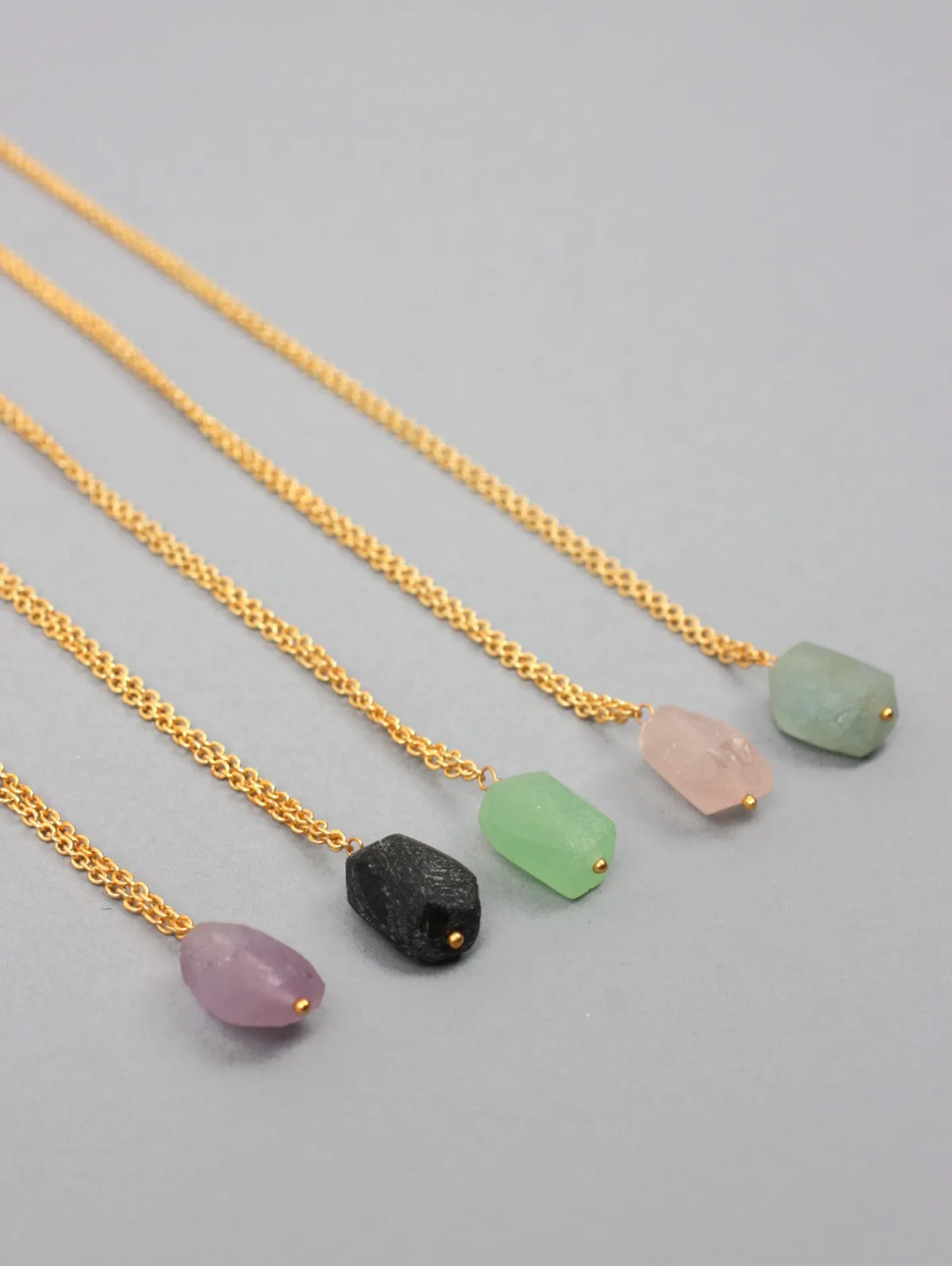 Solo Stone Pendant, Assorted Stones