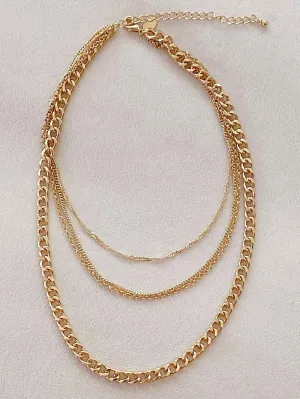 Sophisticated Glow Layered Necklace